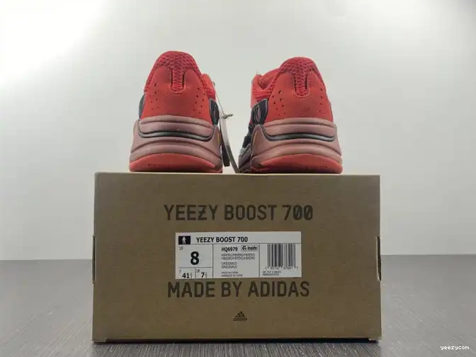 Yeezy Hi-Res HQ6979 Boost 700 Red Adidas 0530